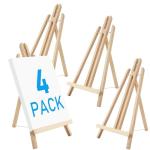 16 Inch Portable A-Frame Tabletop Easel (4 Pack)