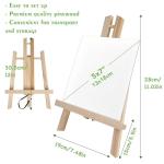 12-Pack Mini Wooden Tabletop Easel Set