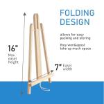 16 Inch Portable A-Frame Tabletop Easel (4 Pack)