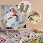 12-Pack Mini Wooden Tabletop Easel Set