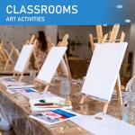 16 Inch Portable A-Frame Tabletop Easel (4 Pack)