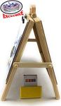 Mini Wooden Tabletop Easel with Blackboard & Clips