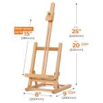 25" Adjustable Beech Wood Tabletop Easel