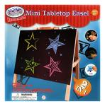 Mini Wooden Tabletop Easel with Blackboard & Clips
