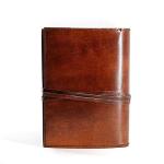Brown Leather Journal with Refillable Lined Pages
