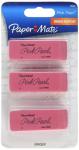 Paper Mate Pink Pearl Erasers, 3 Pack