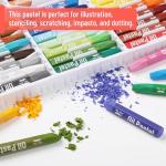 Mr. Pen 45-Color Oil Pastels Set