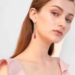 MALOYANVE Artist Paint Brush Drop Earrings