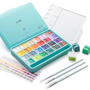 HIMI 48 Color Jelly Gouache Paint Set