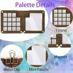 Travel Mini Watercolor Set with Palette and Brush