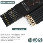 14-Piece Sketching Pencils Set for Artists