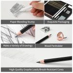 21-Piece Drawing Pencil Set for Artists