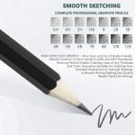14-Piece Sketching Pencils Set for Artists