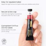 ARTEZA 36-Color Metallic Gouache Paint Set