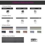 126 Piece Sketching Pencil Set with Tools