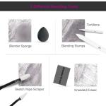 126 Piece Sketching Pencil Set with Tools