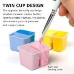 48-Color HIMI Gouache Paint Set with Brushes