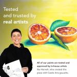 Castle Art 24 Piece Gouache Tube Set