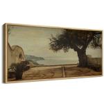 Extra Large Vintage Seaside Canvas Wall Art
