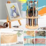 Dlicoda Rotating 52-Hole Paint Brush Holder