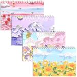 BetterJonny 4-Piece Reusable Sticker Storage Album