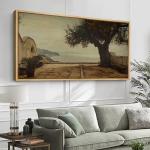 Extra Large Vintage Seaside Canvas Wall Art