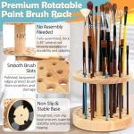 Dlicoda Rotating 52-Hole Paint Brush Holder