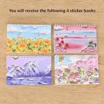 BetterJonny 4-Piece Reusable Sticker Storage Album