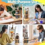 Dlicoda Rotating 52-Hole Paint Brush Holder