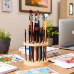 Dlicoda Rotating 52-Hole Paint Brush Holder