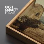 Extra Large Vintage Seaside Canvas Wall Art