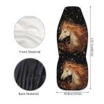 Horse Art Car Seat Covers - Set of 2