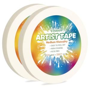 White Artist Masking Tape - 2 Pack, Medium Tack