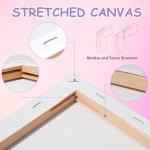 ESRICH 8x10 Stretched Canvas Pack for Painting