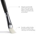 ARTIFY 24-Piece Synthetic Hog Bristle Brush Set