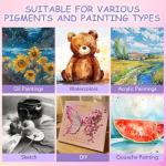 ESRICH 8x10 Stretched Canvas Pack for Painting