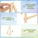 16 Inch Wooden Easel Stand for Painting