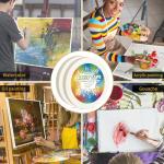 White Artist Masking Tape - 2 Pack, Medium Tack