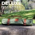 Waxed Canvas Paint Brush Holder Bag for Artists