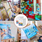 8x10 Inch Cotton Stretched Canvas 20-Pack