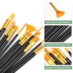 AROIC 15-Piece Acrylic Paint Brush Set