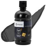 Artecho 500ml Black Acrylic Paint - Non-Toxic