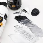 Artecho 500ml Black Acrylic Paint - Non-Toxic