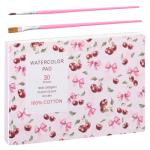 30 Sheets Cold Press Watercolor Paper Pad with Brushes