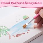 30 Sheets Cold Press Watercolor Paper Pad with Brushes