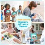 Creazic 2-Pack Watercolor Paper Pads, 5.5"x8.5