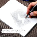 KALOUR Detail Eraser Pencil Set with Brush & Sharpener