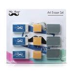 Mr. Pen 9-Pack Eraser Set with Kneaded & Gum
