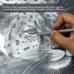 KALOUR Detail Eraser Pencil Set with Brush & Sharpener