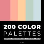 200 Color Palette Book for Artists and Designers